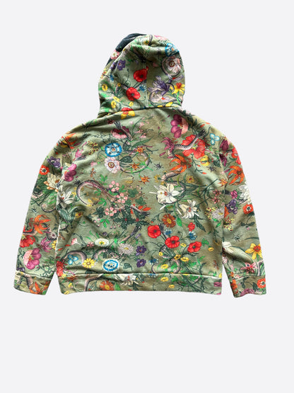 Gucci Floral Print Pullover Hoodie