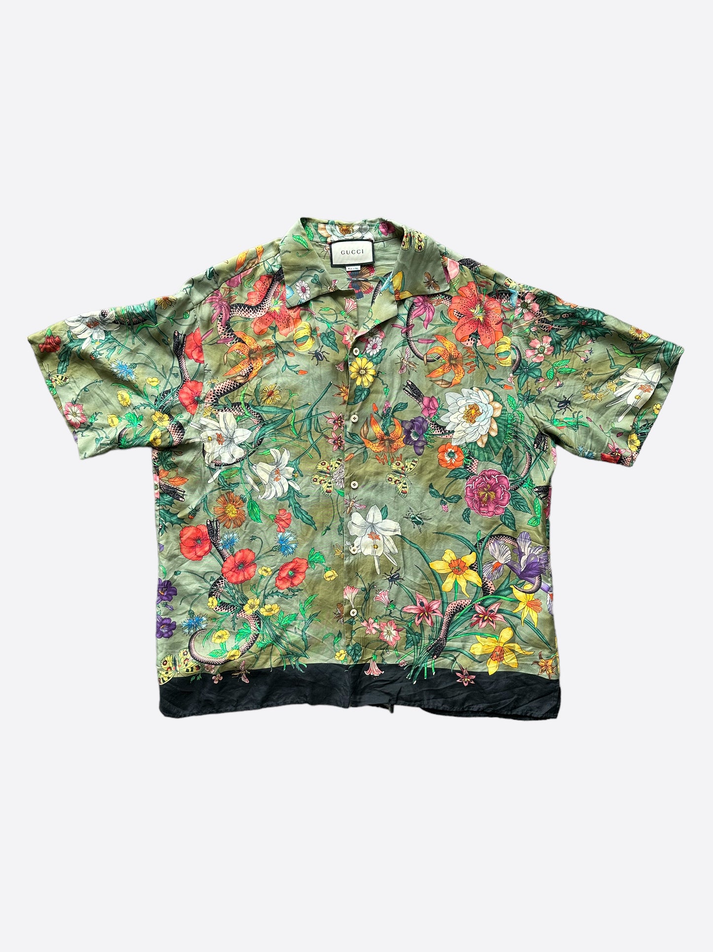 Gucci Floral-Print Silk-twill Shirt - Multi - IT38