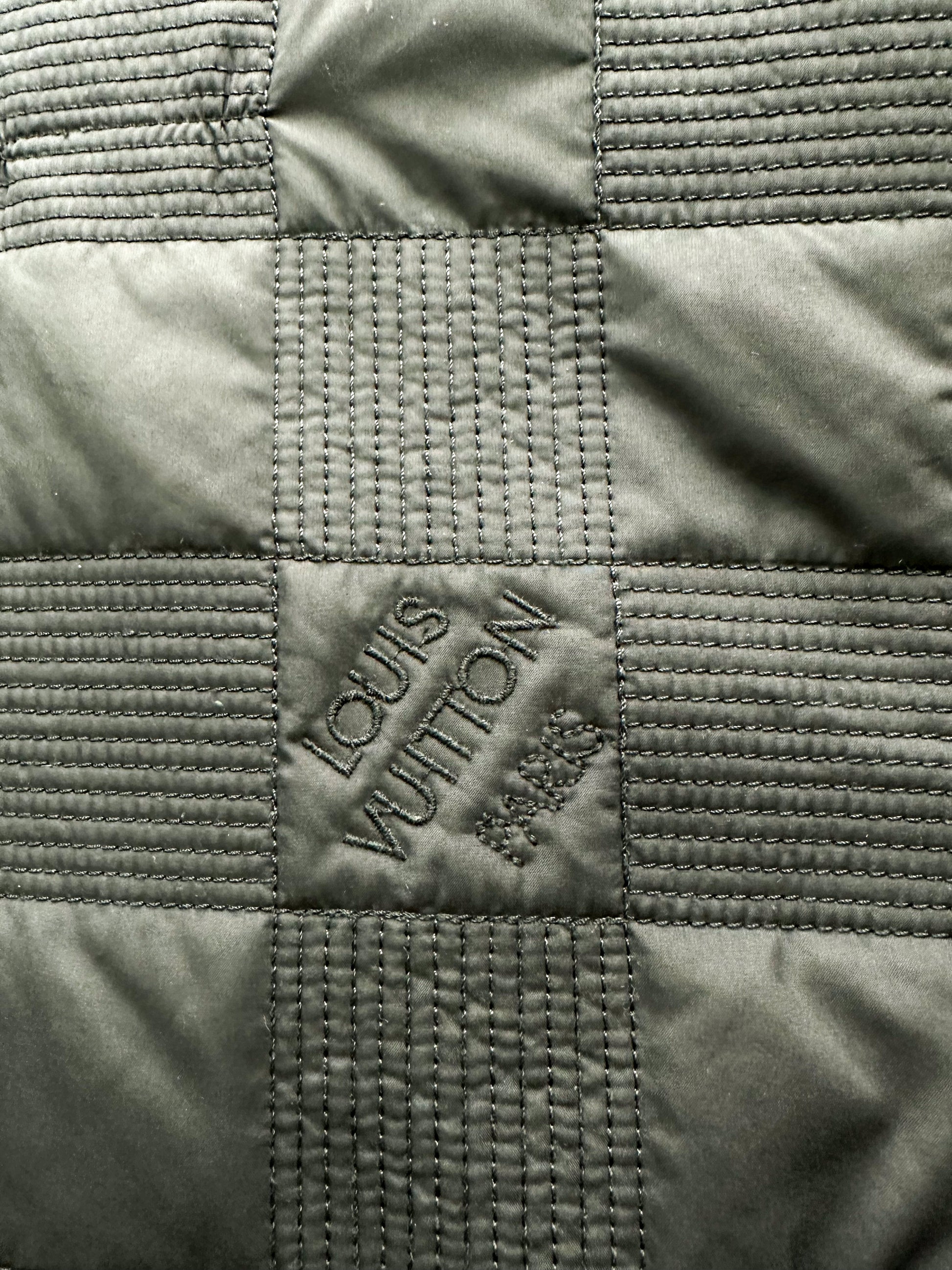 Louis Vuitton Black Damier Padded Jacket