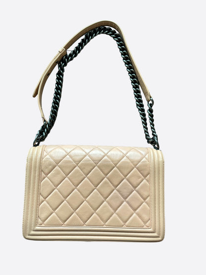 Chanel Medium Beige Boy Bag