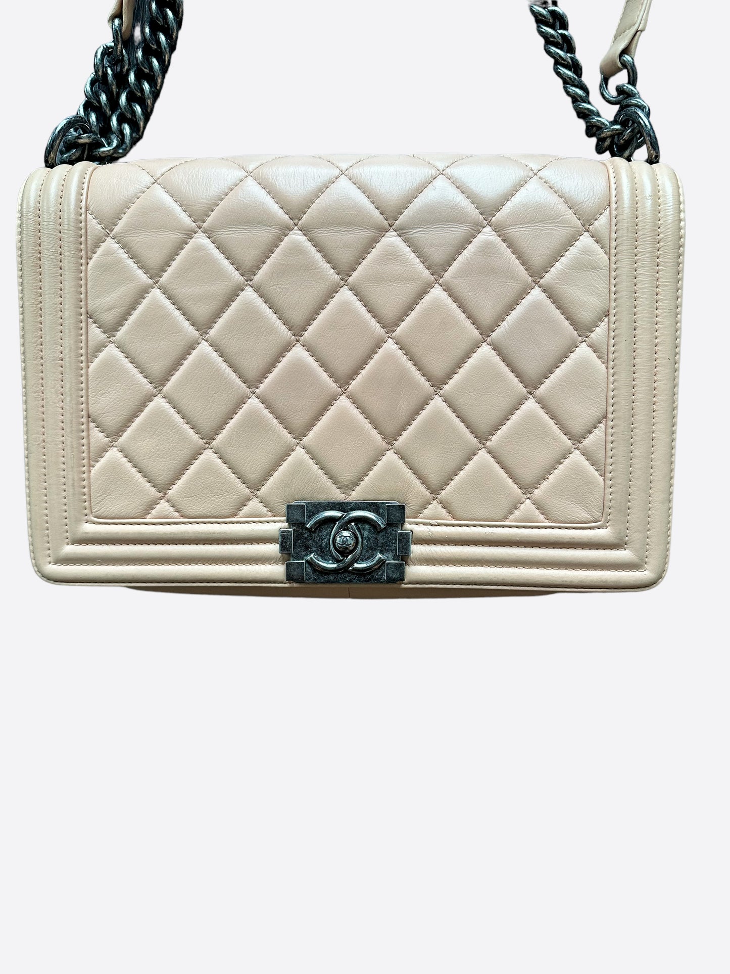 Chanel Medium Beige Boy Bag