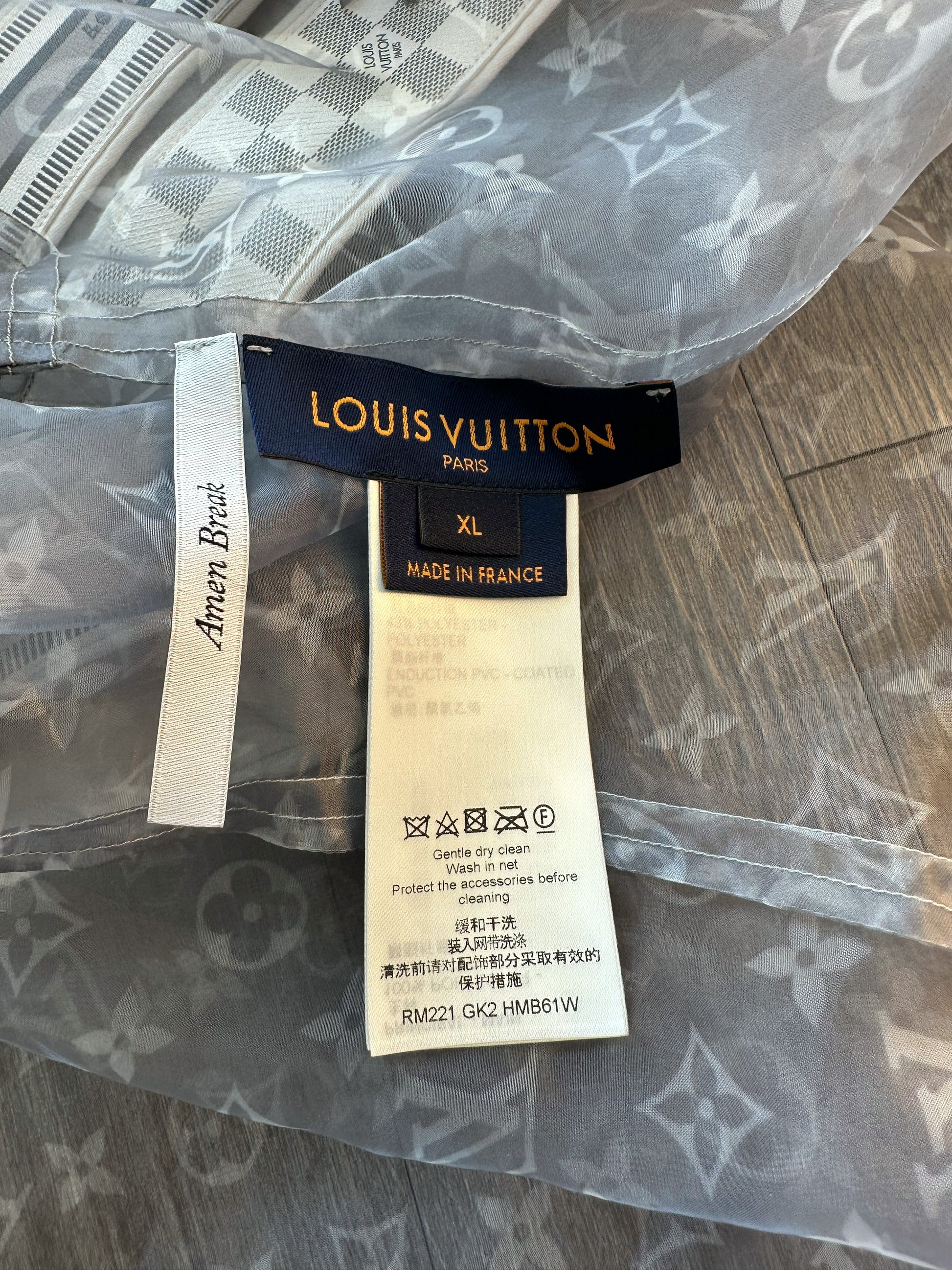 Louis Vuitton Monogram Organza Padded Blouson NEW With Receipt Size 54  Hoodie