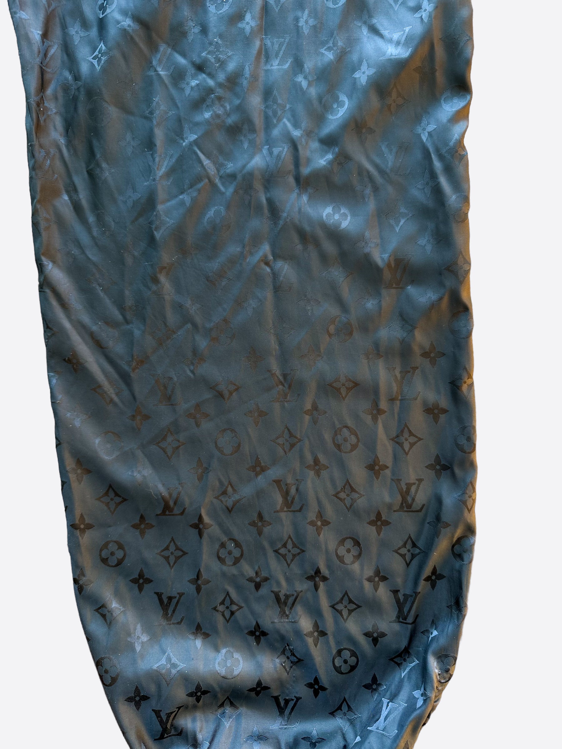 Louis Vuitton Black Monogram Satin Track Pants Jogger 36 4 US Unisex