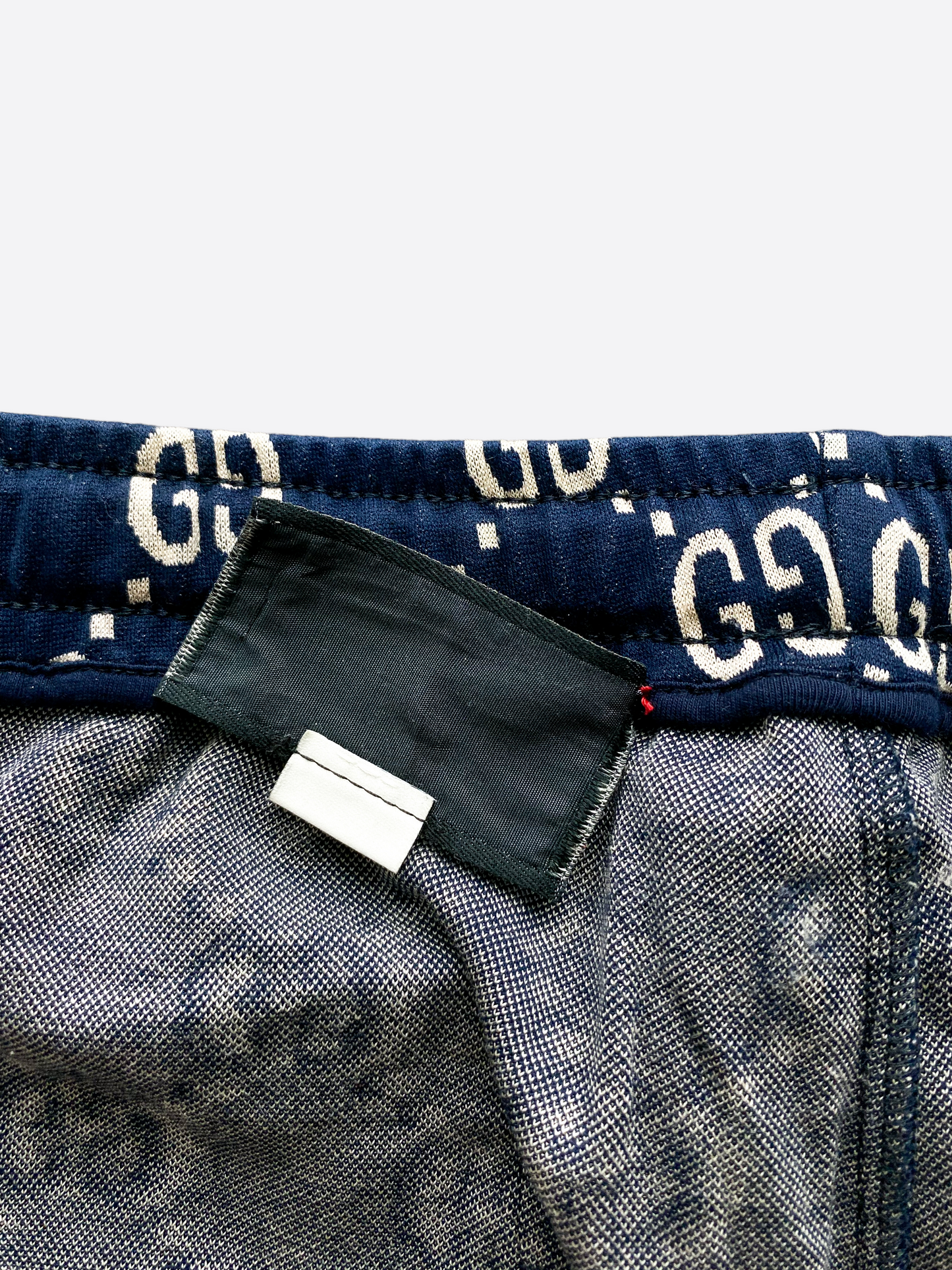 Gucci Blue GG Jacquard Trackpants