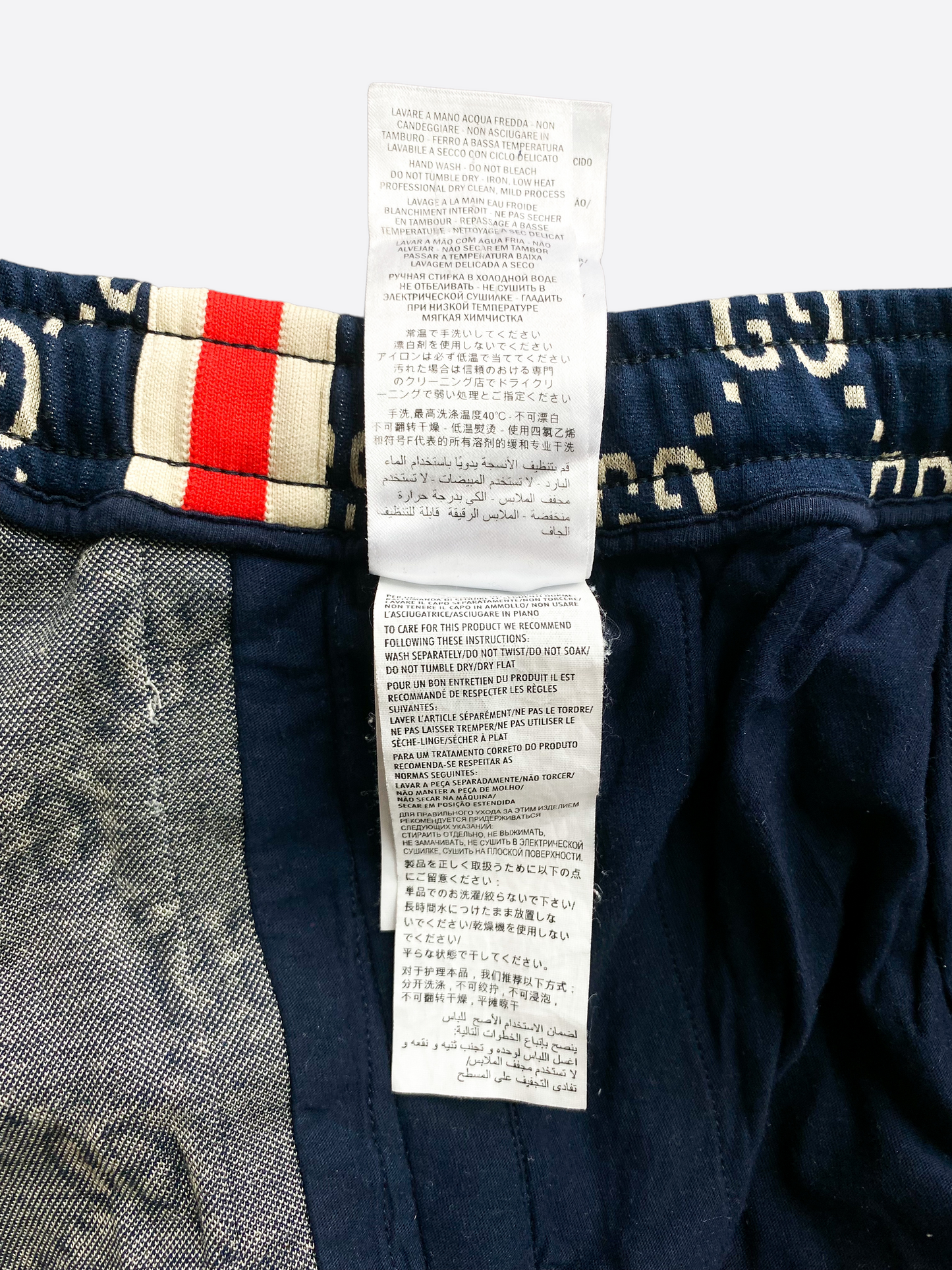 Gucci Blue GG Jacquard Trackpants