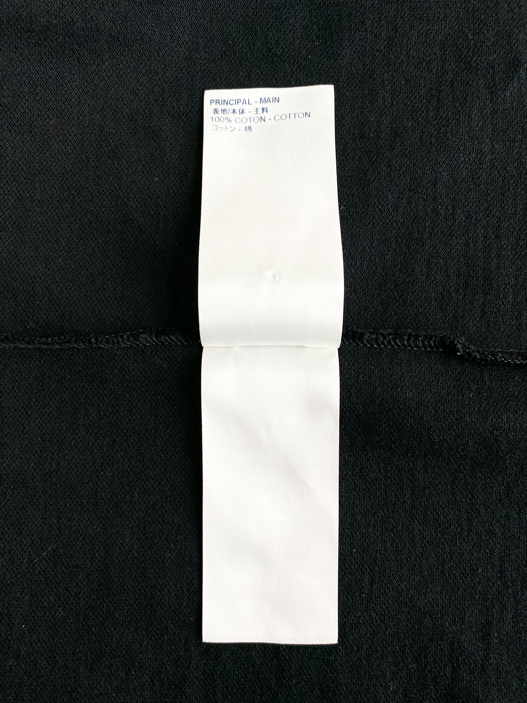 Louis Vuitton Half Damier Pocket Polo BLACK. Size Xs