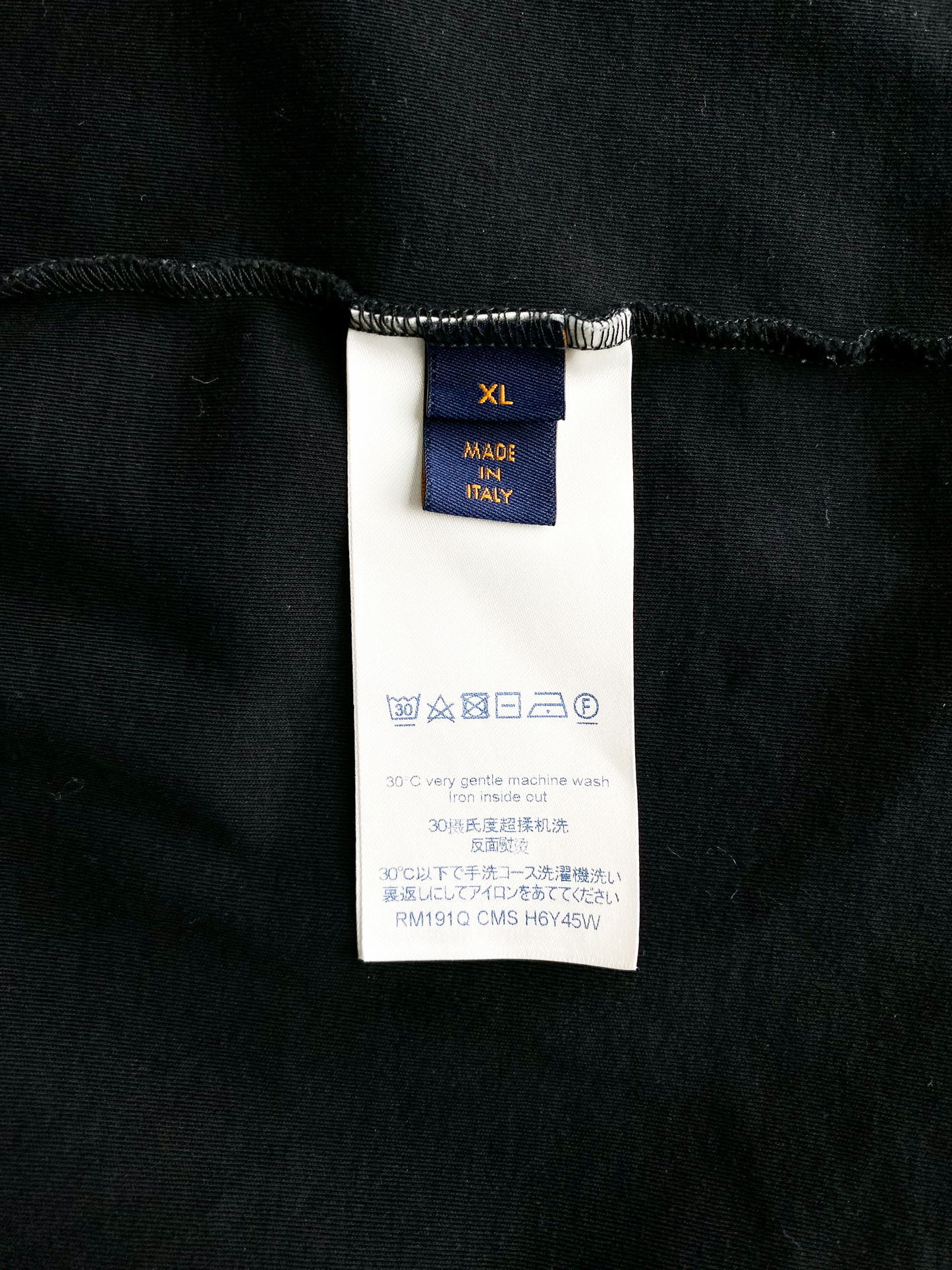 Louis Vuitton Black Damier Pocket Tee