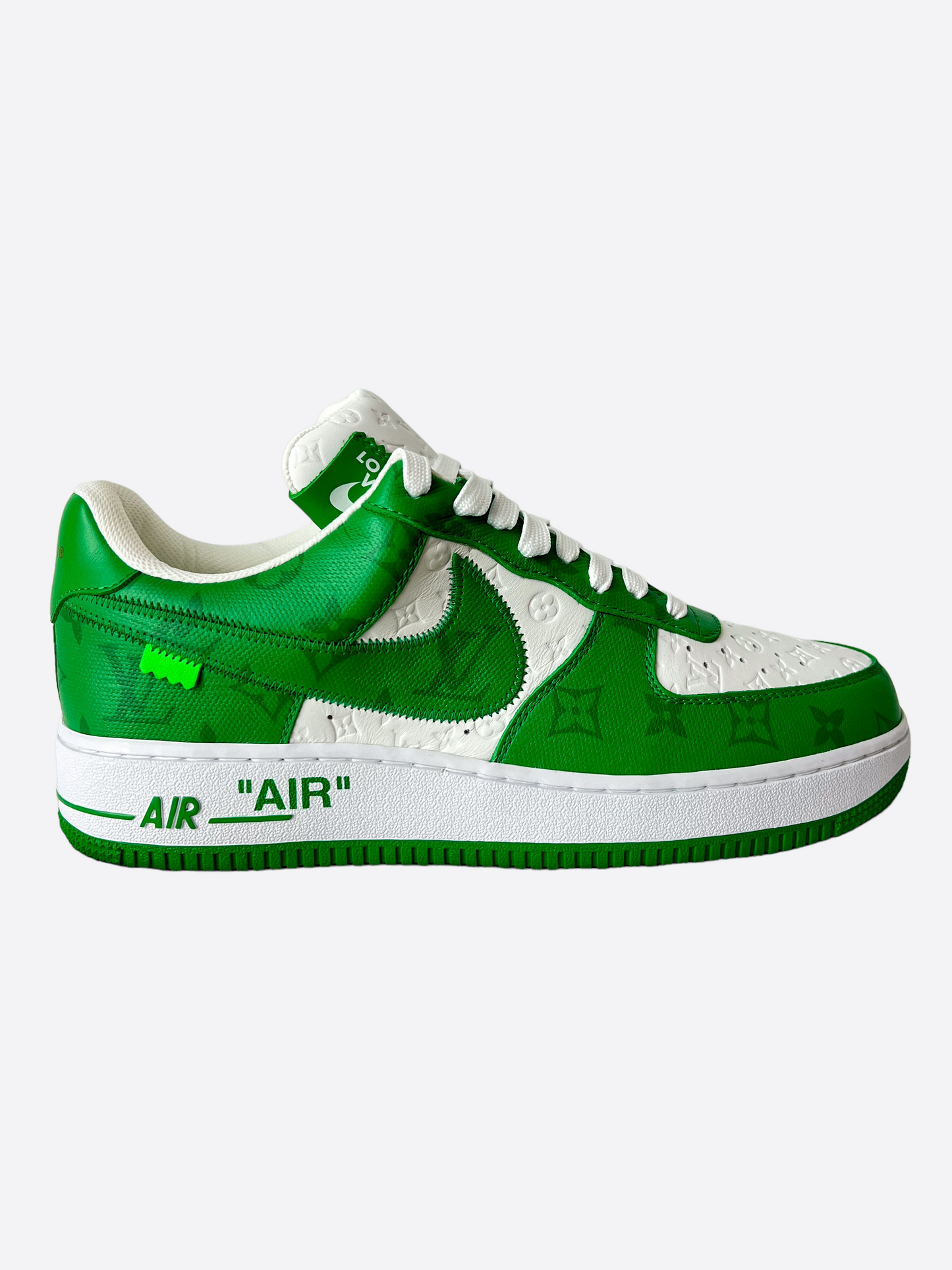 Louis Vuitton Green Air force 1 Monogram sneakers