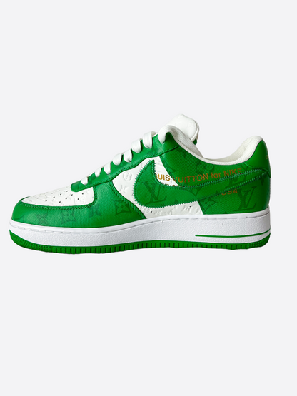 Louis Vuitton Green Air force 1 Monogram sneakers