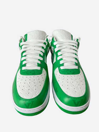 Louis Vuitton Green Air force 1 Monogram sneakers