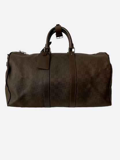 Louis Vuitton Brown Damier Infini Keepall 45