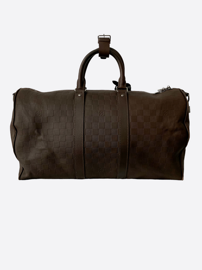 Louis Vuitton Brown Damier Infini Keepall 45