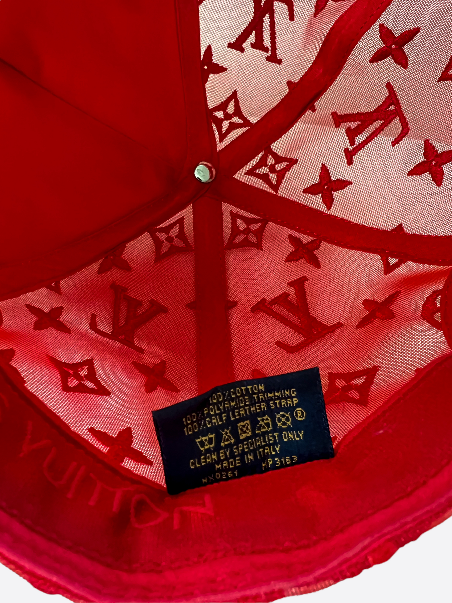 Louis Vuitton Soho Pop Up Exclusive Matte Red Monogram Chain