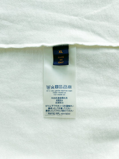 Louis Vuitton White Smoke Logo T-Shirt