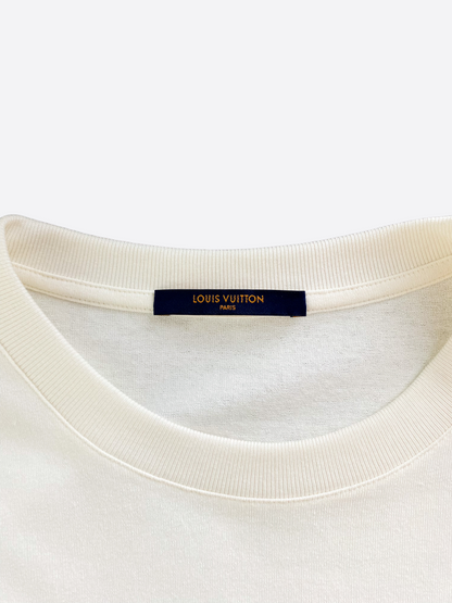 Louis Vuitton White Smoke Logo T-Shirt