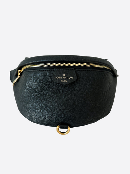 Louis Vuitton Black Empreinte Leather Monogram Bumbag