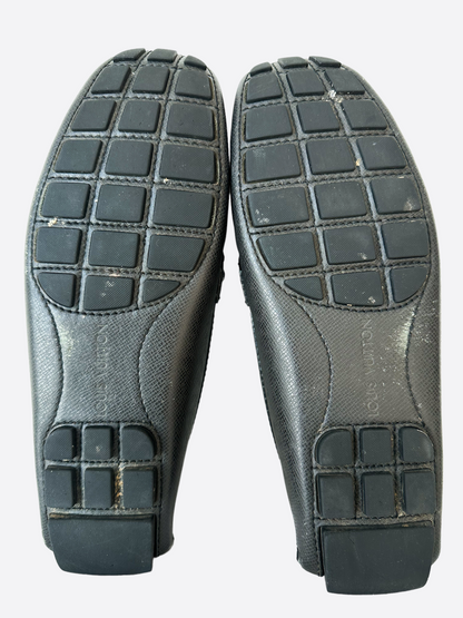 Louis Vuitton Dark Navy Logo Loafers