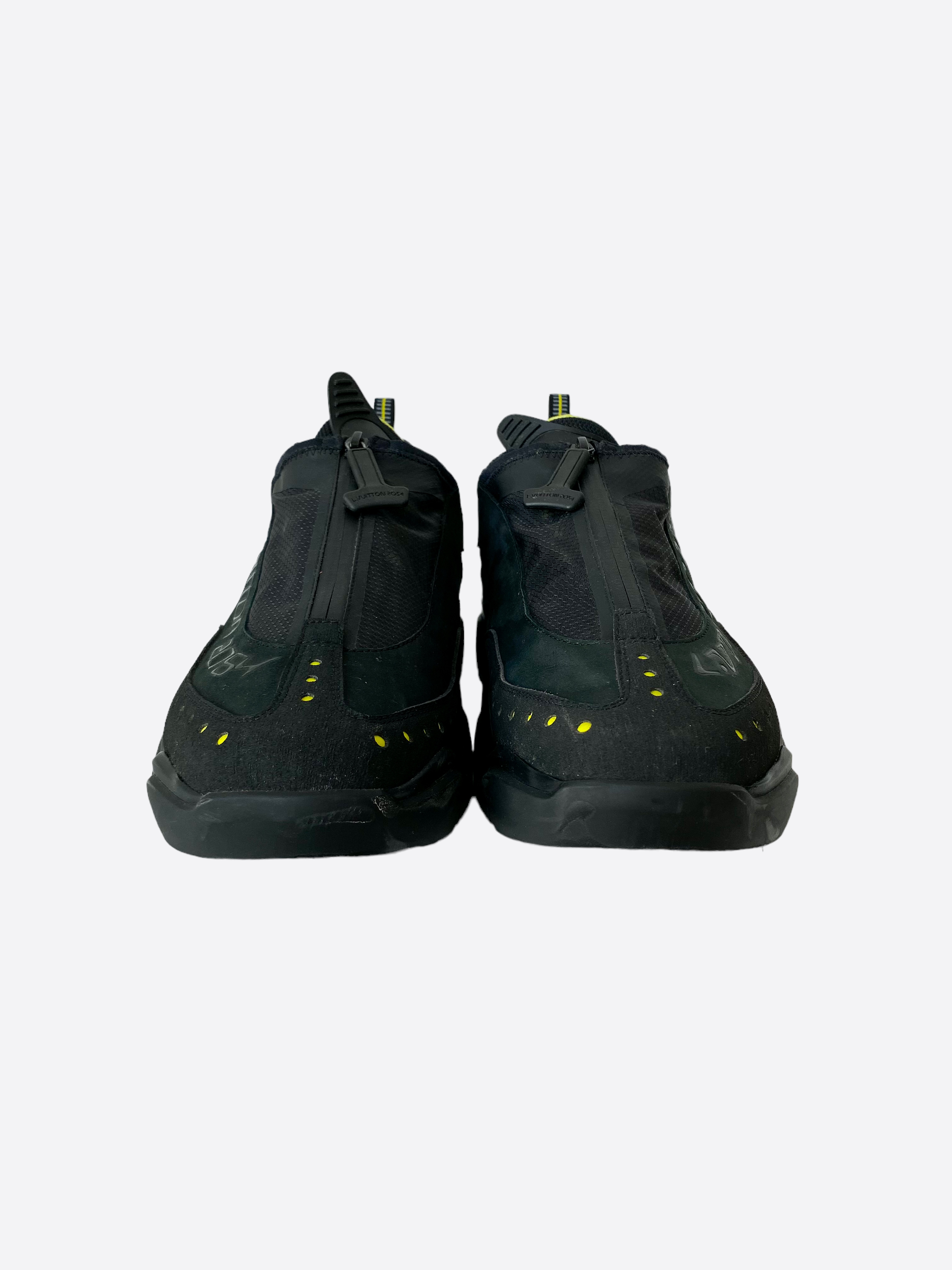 Louis Vuitton Black & Yellow Millenium Sneaker – Savonches