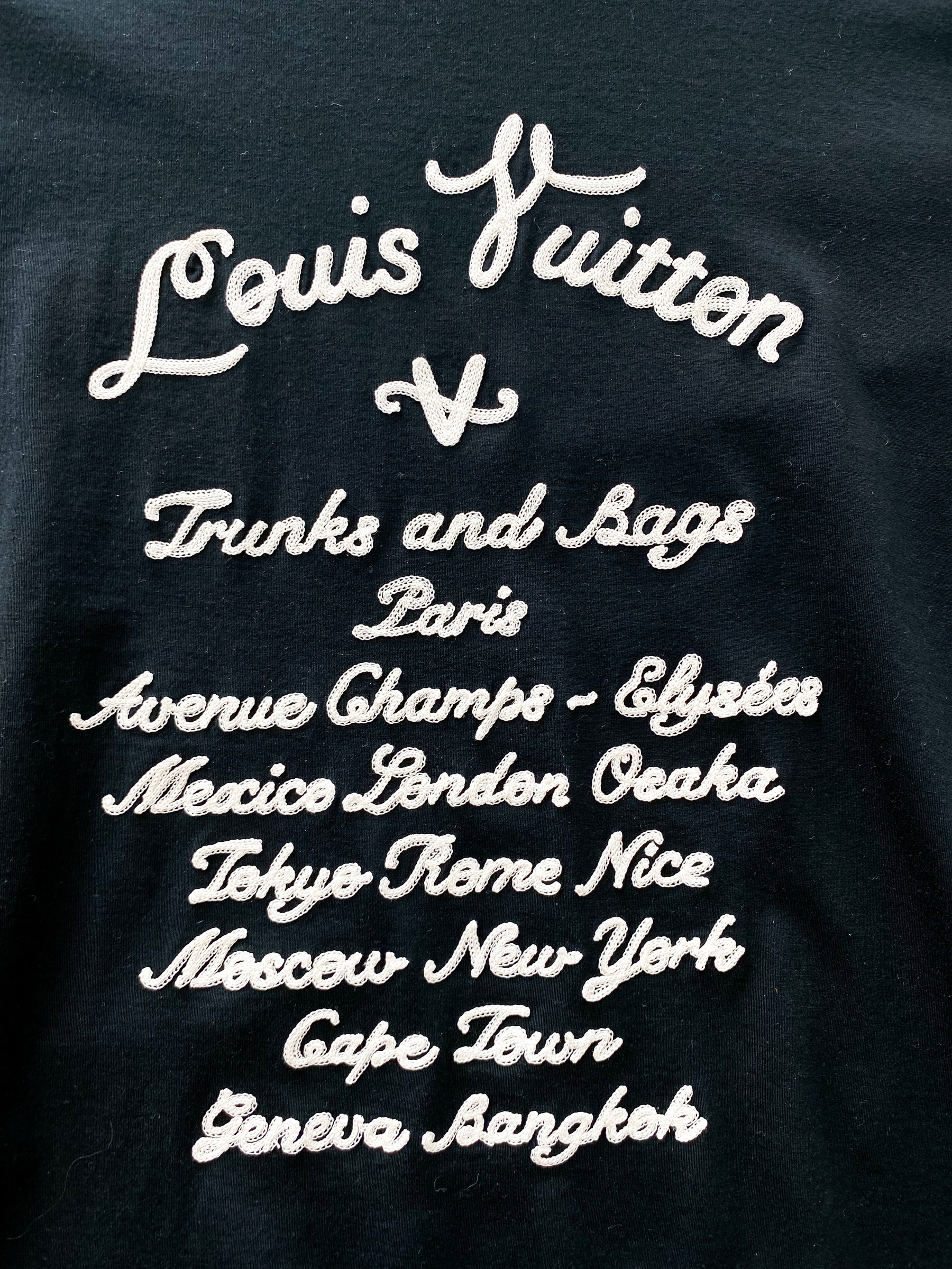 Louis Vuitton Black Trunks And Bags T-Shirt – Savonches