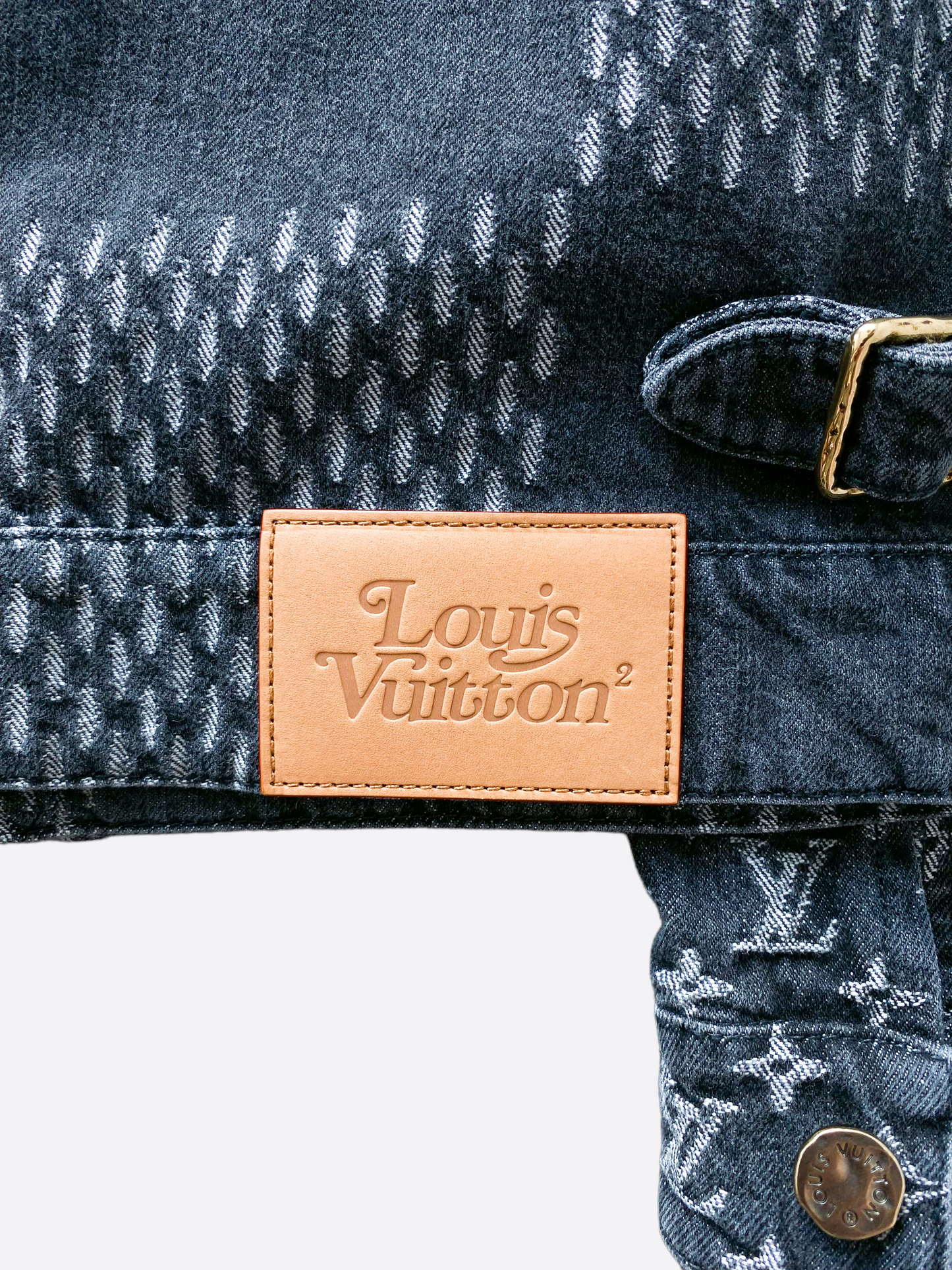 Brand New Louis Vuitton Denim Monogram Denim Jacket