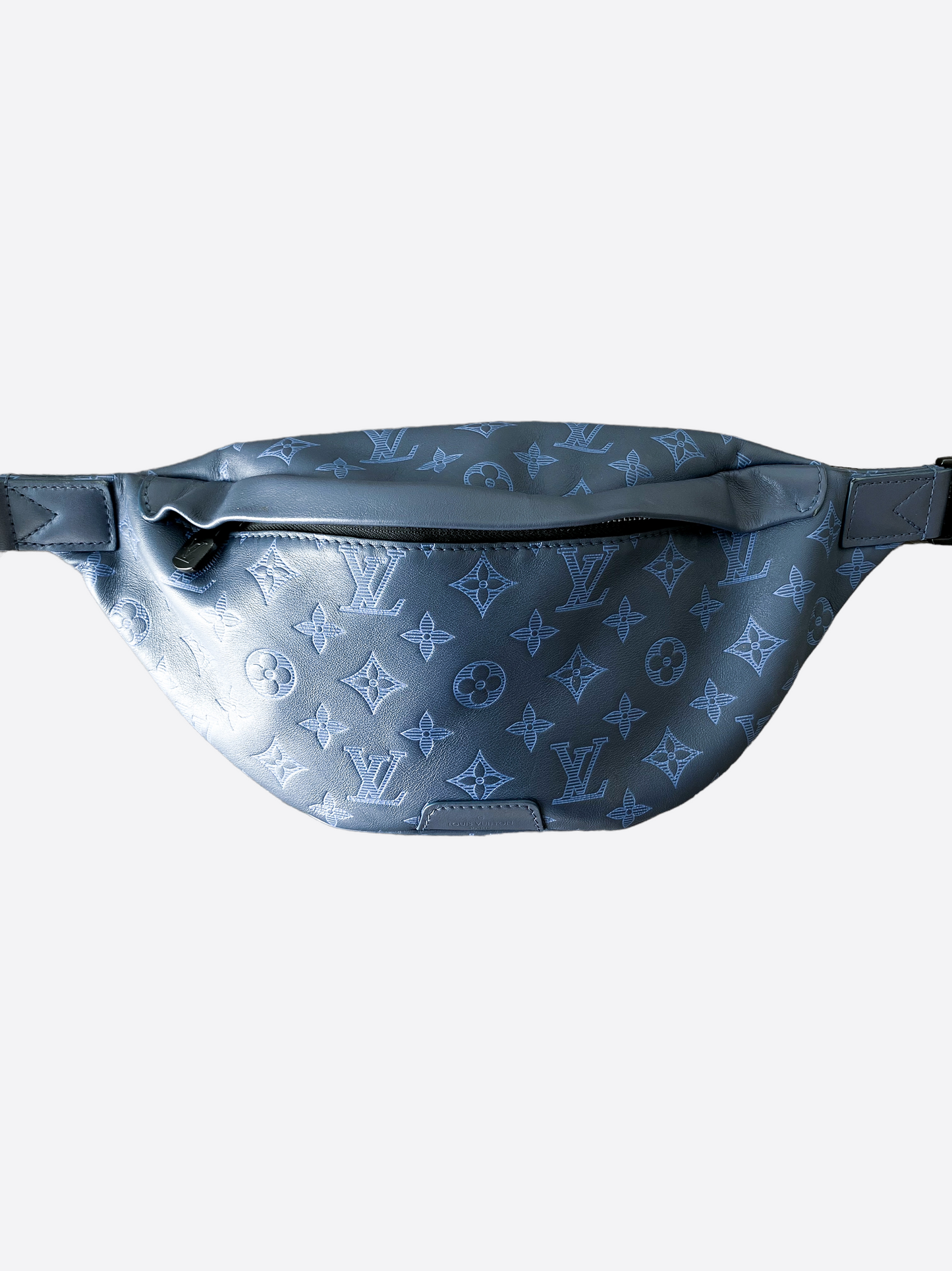 Louis Vuitton Blue Monogram Shadow Discovery Bumbag – Savonches