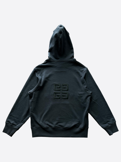 Givenchy Dark Navy Embroidered Logo Hoodie – Savonches Givenchy Dark Navy Embroidered Logo Hoodie – Savonches