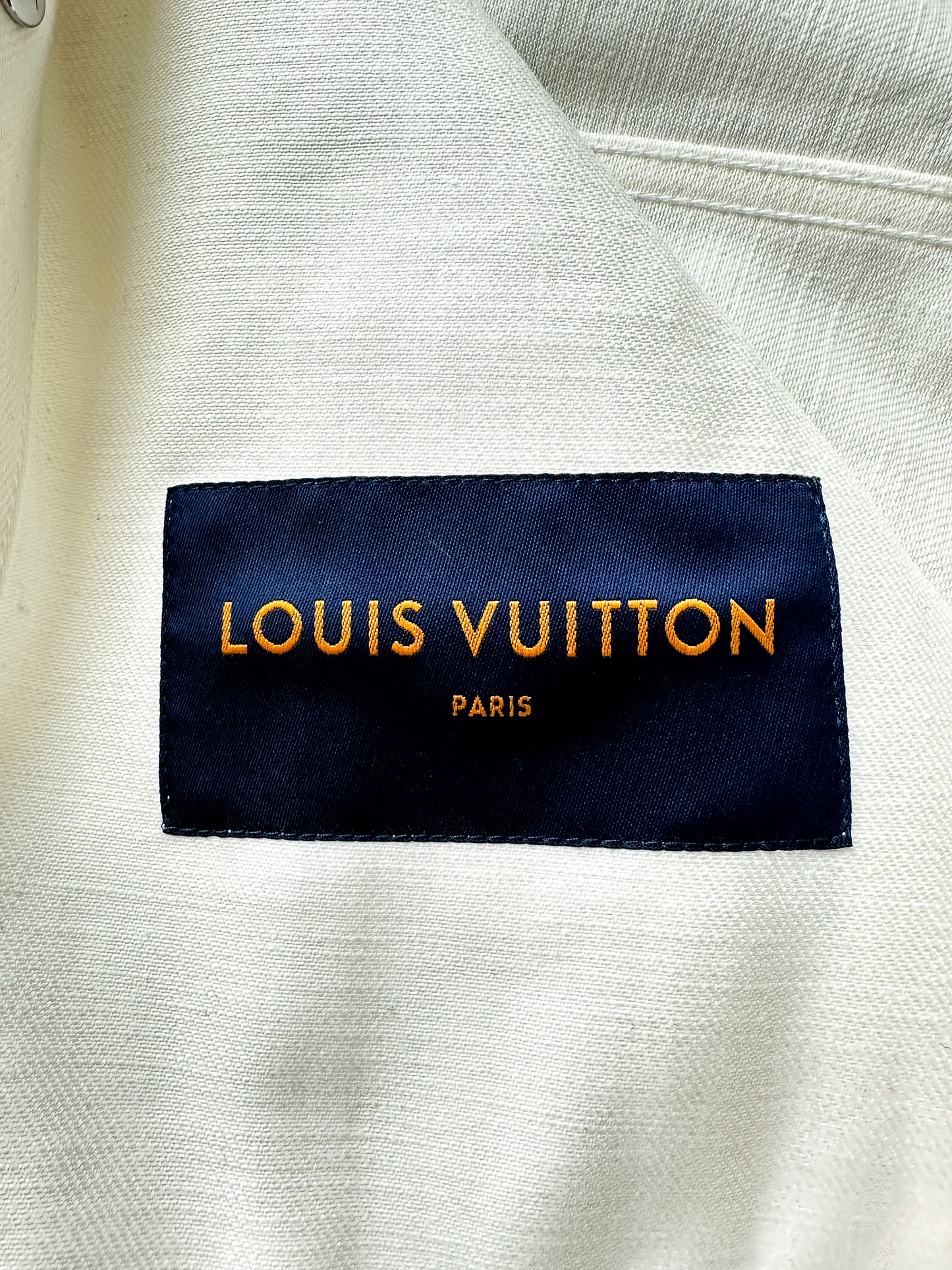 Louis Vuitton White Space Applique Denim Jacket