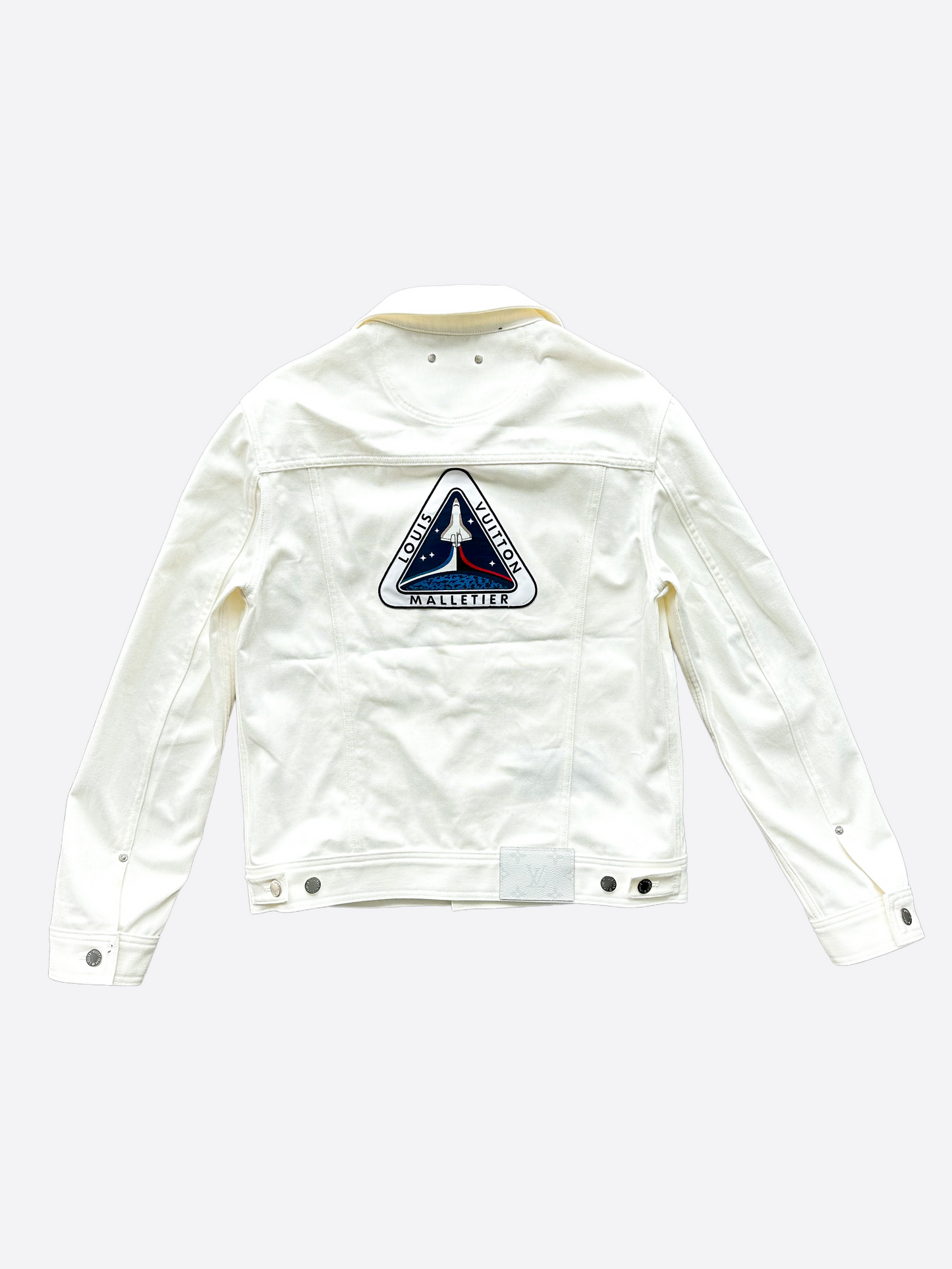 Louis Vuitton White Space Applique Denim Jacket