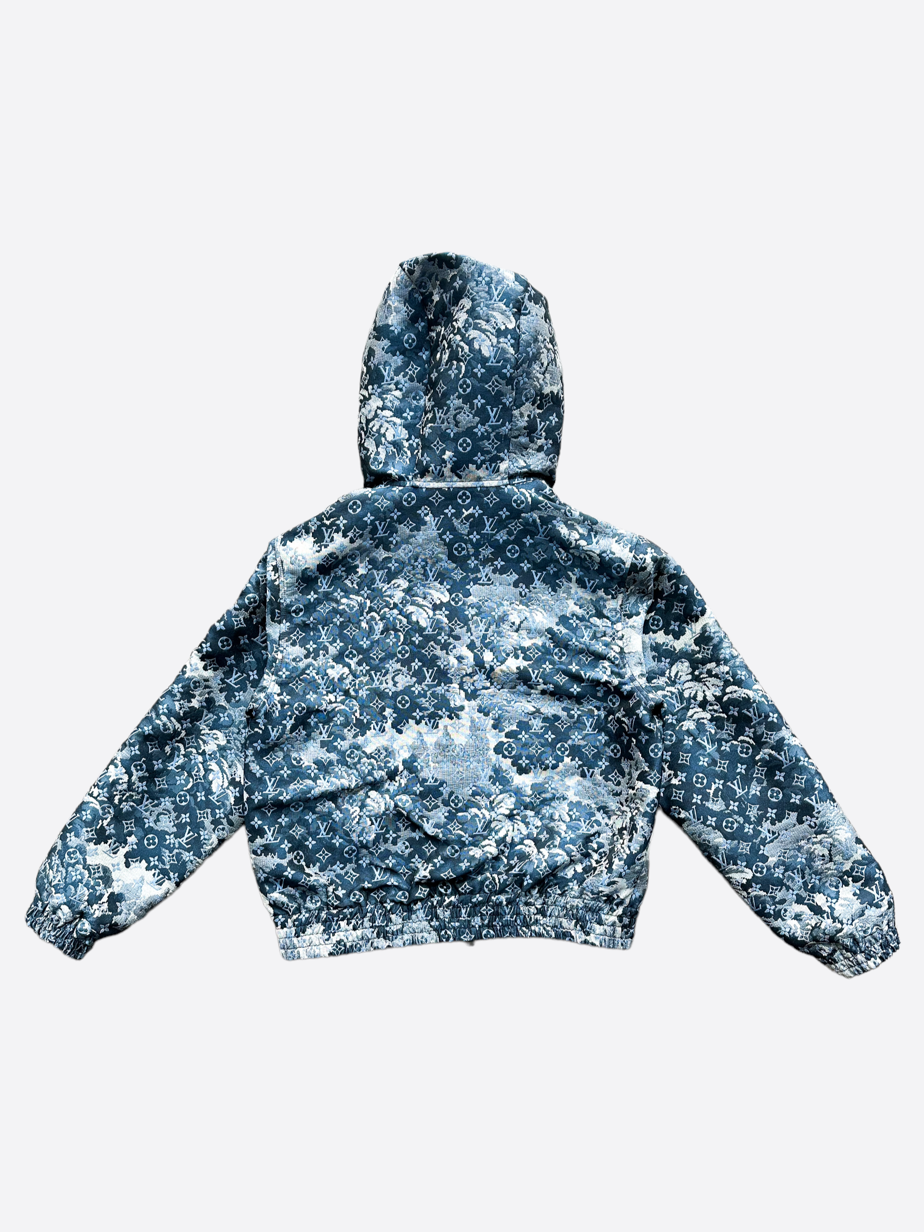 Louis Vuitton 2021 Tapestry Windbreaker - Blue Outerwear, Clothing -  LOU697854