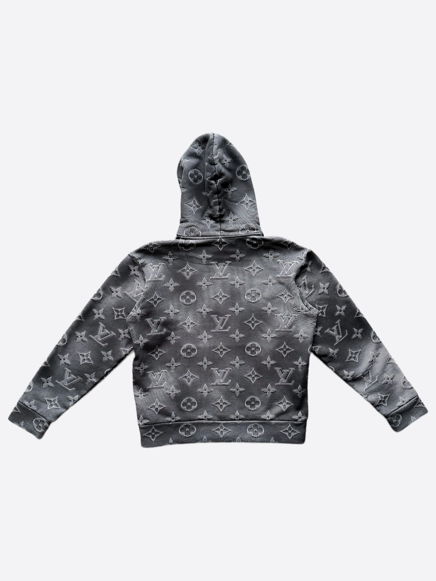 Louis Vuitton - LOUIS VUITTON Men's Black Sweatshirt Hoodie 2054