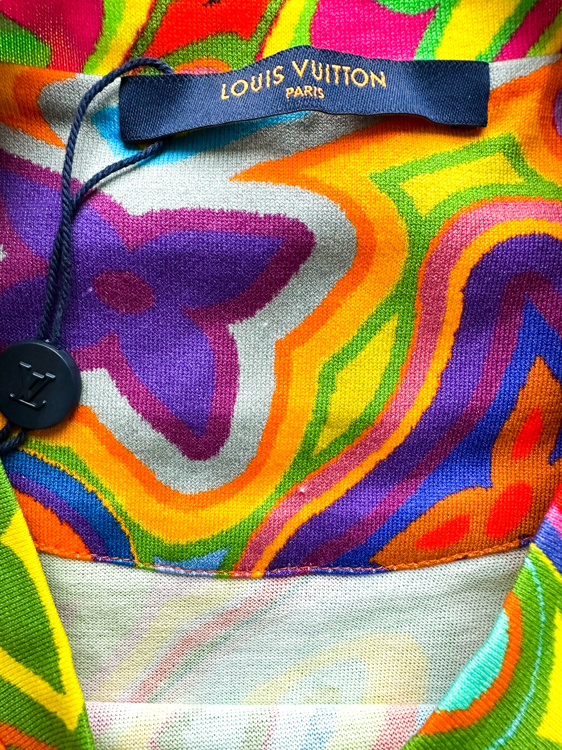 Louis Vuitton Multicolor Psychedelic T-shirt, Men's Fashion, Tops