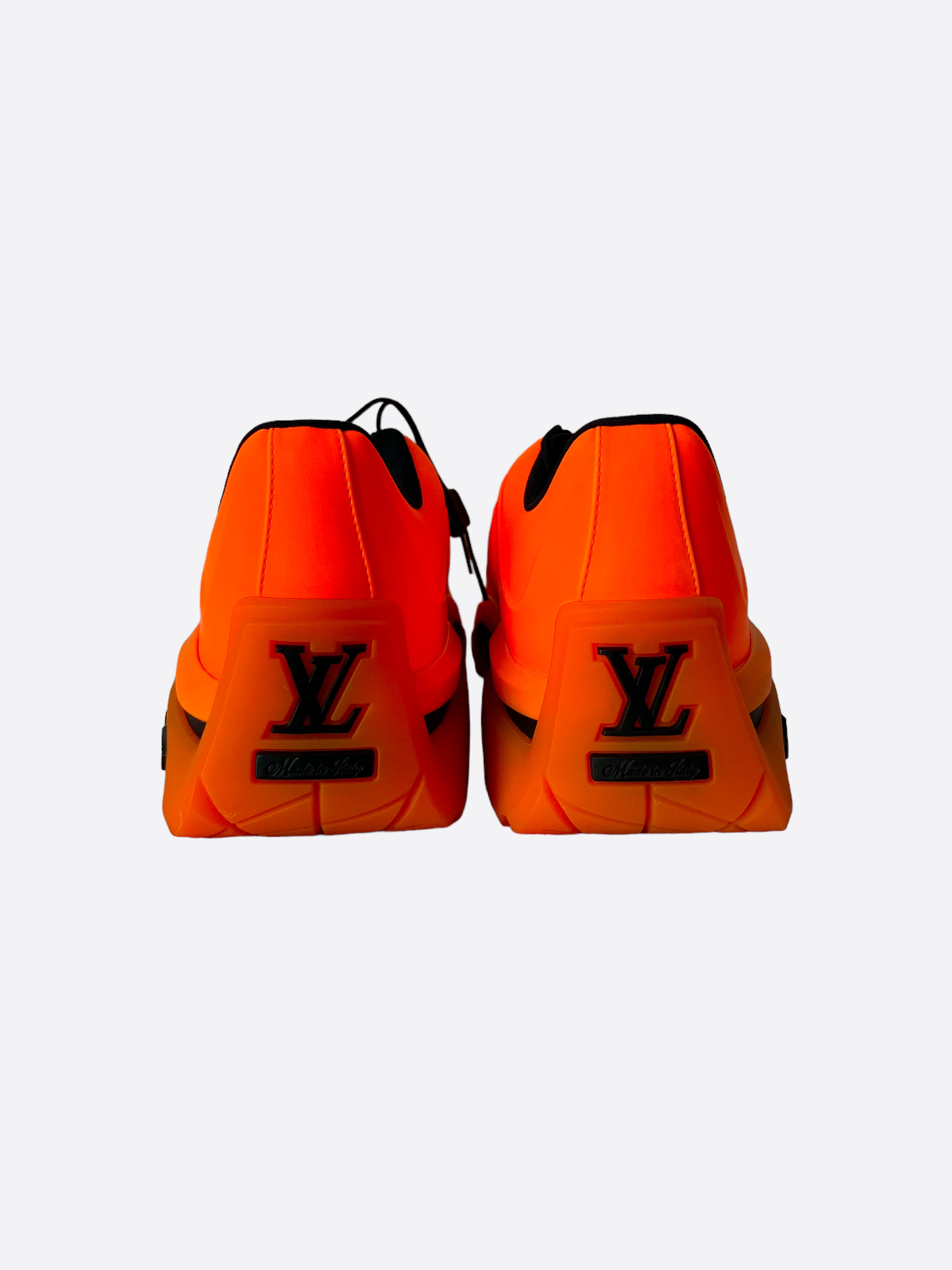 Louis Vuitton Orange & Black Millenium Sneaker