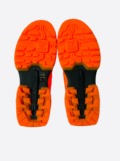 Louis Vuitton Orange & Black Millenium Sneaker