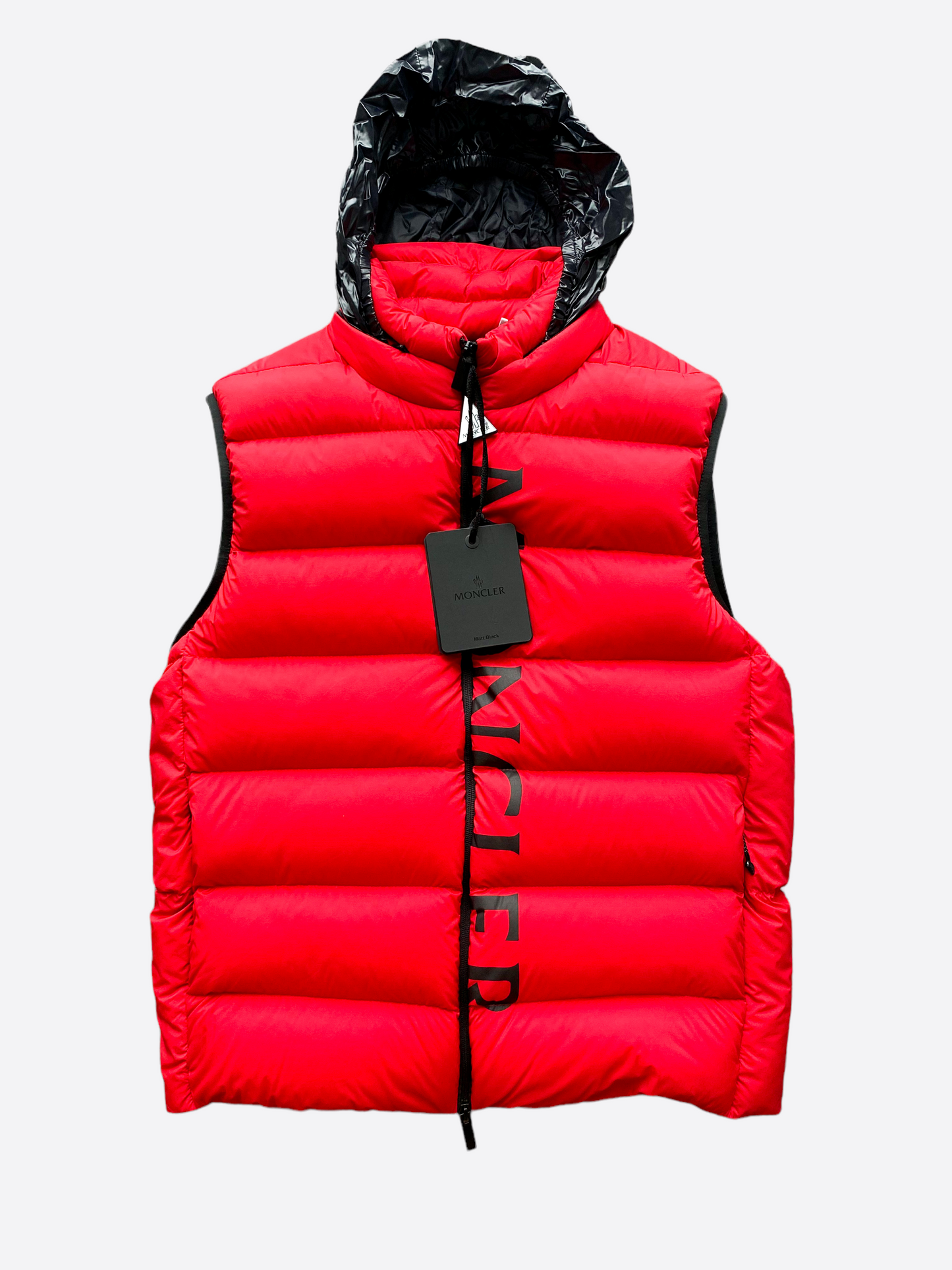 Red bubble top vest mens