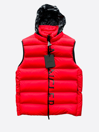 Moncler Giubbotto Red Amak Men s Vest Savonches