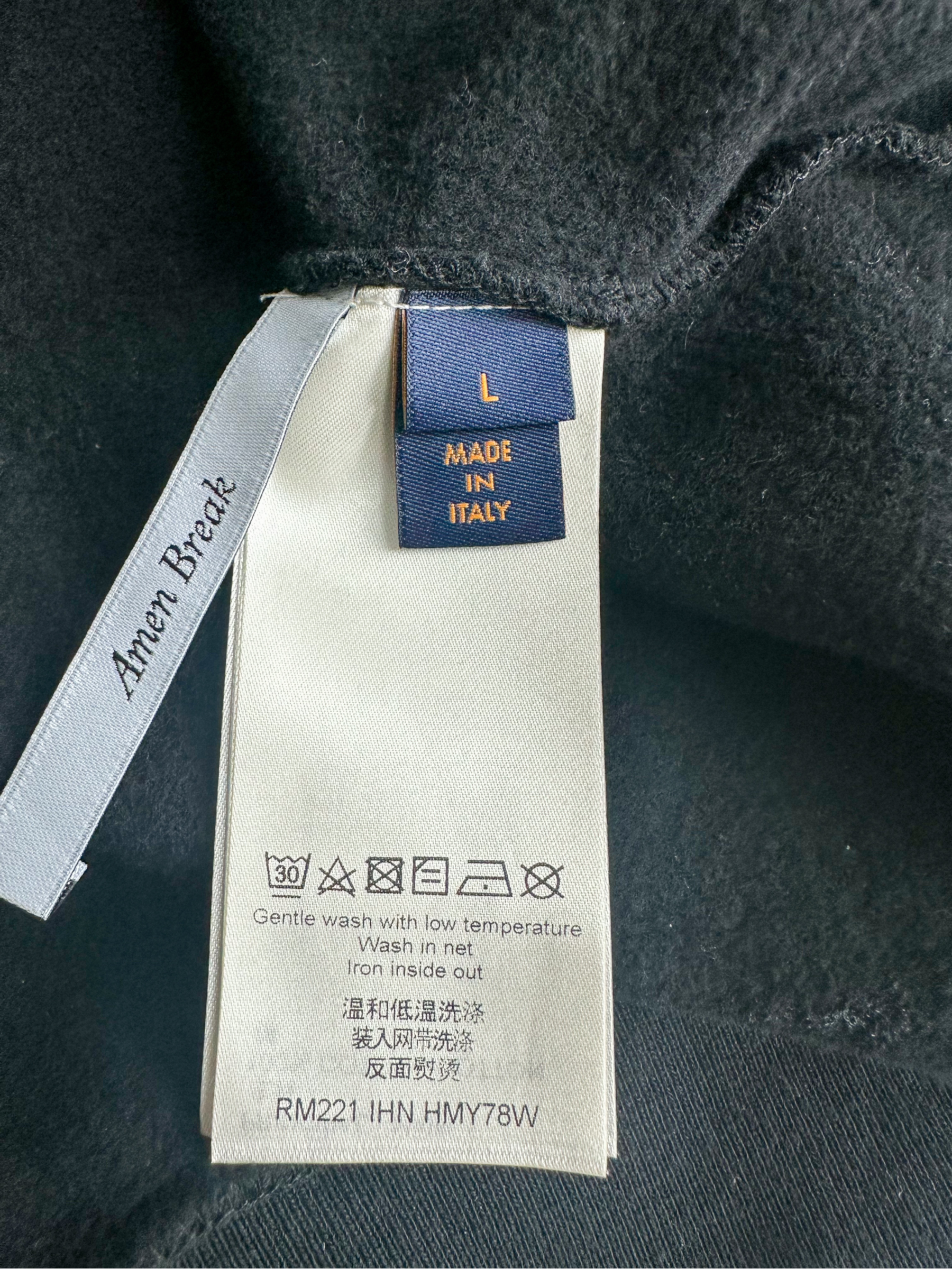 Louis Vuitton 2020 Graphic Print Sweatshirt - Black Tops, Clothing -  LOU808214