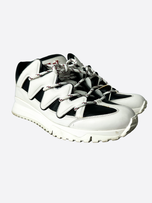 Louis Vuitton White Zig Zag Sneakers