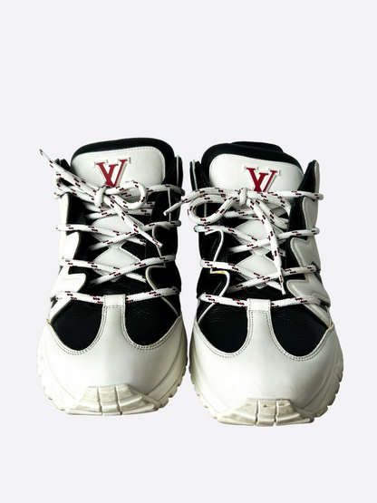 Louis Vuitton White Zig Zag Sneakers