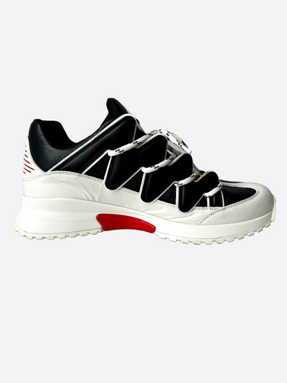 Louis Vuitton White Zig Zag Sneakers