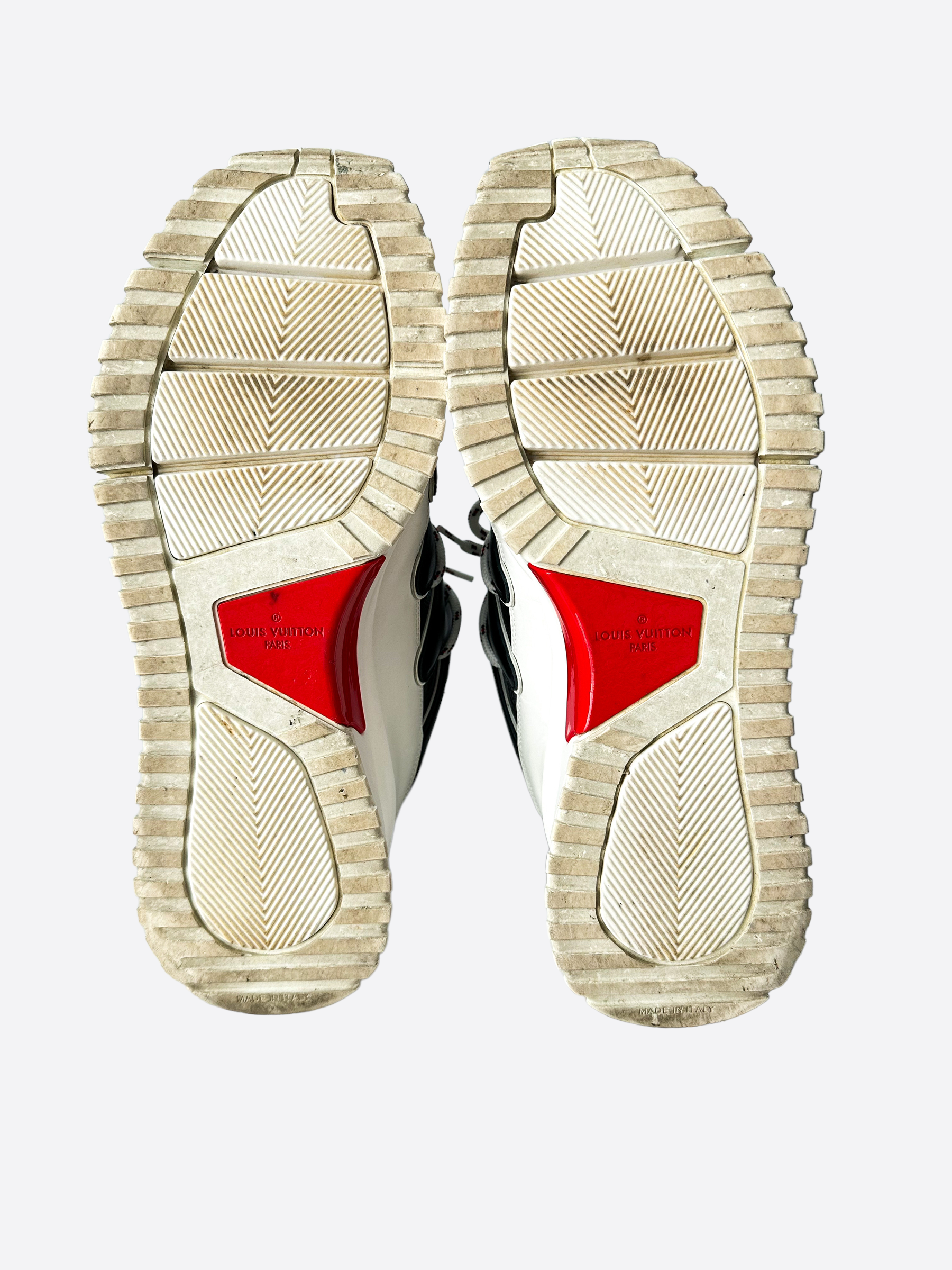 Louis Vuitton Men's White Leather Zig Zag Sneaker – Luxuria & Co.