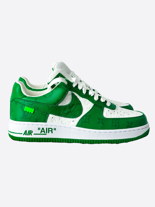 Louis Vuitton Green Air force 1 Monogram sneakers