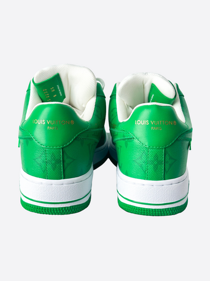 Louis Vuitton Green Air force 1 Monogram sneakers