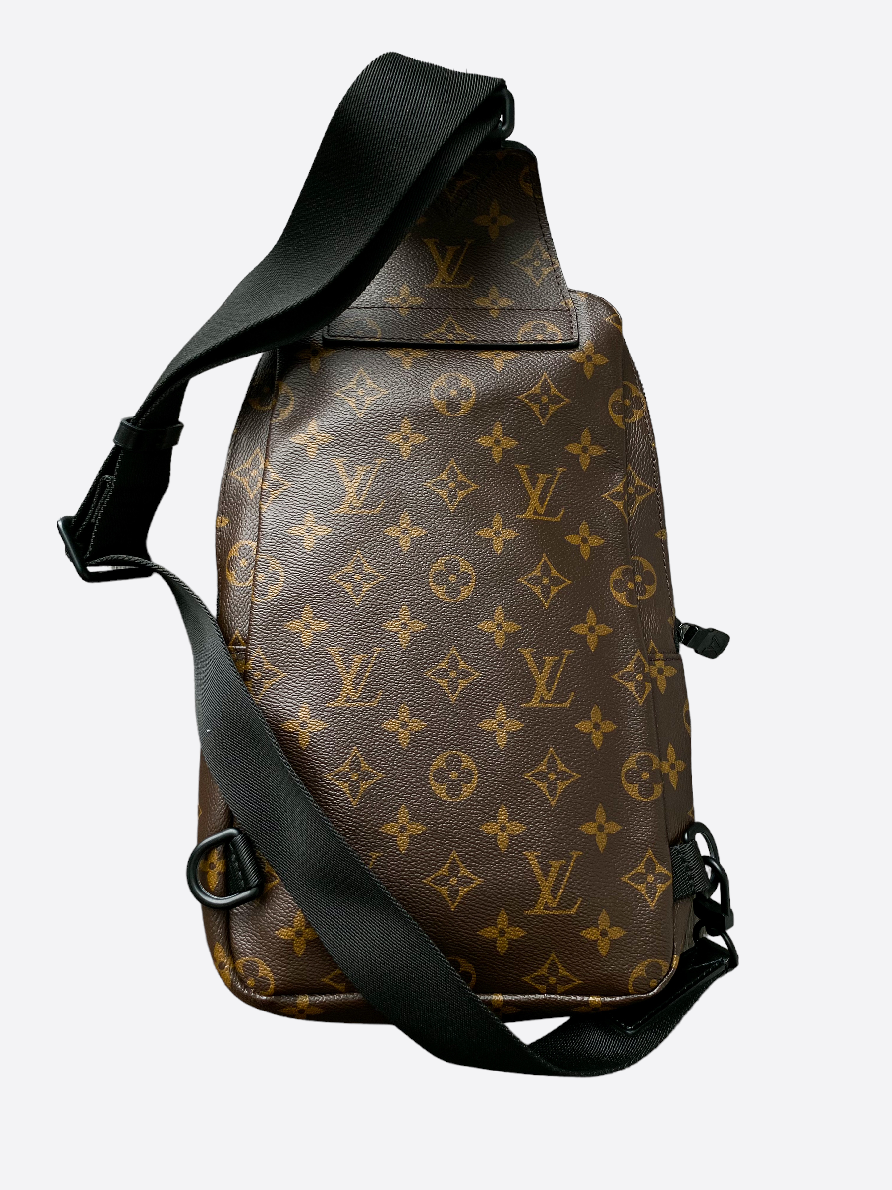 Louis Vuitton Monogram Macassar Avenue Sling Bag - Brown Backpacks