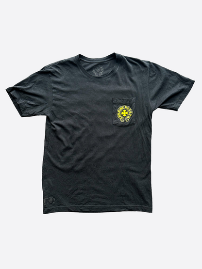 Chrome Hearts Black & Yellow Made In Hollywood T-Shirt