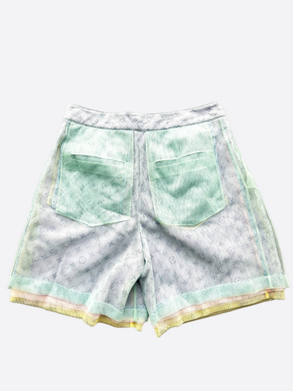 Louis Vuitton Monogram Mesh Tulle Shorts