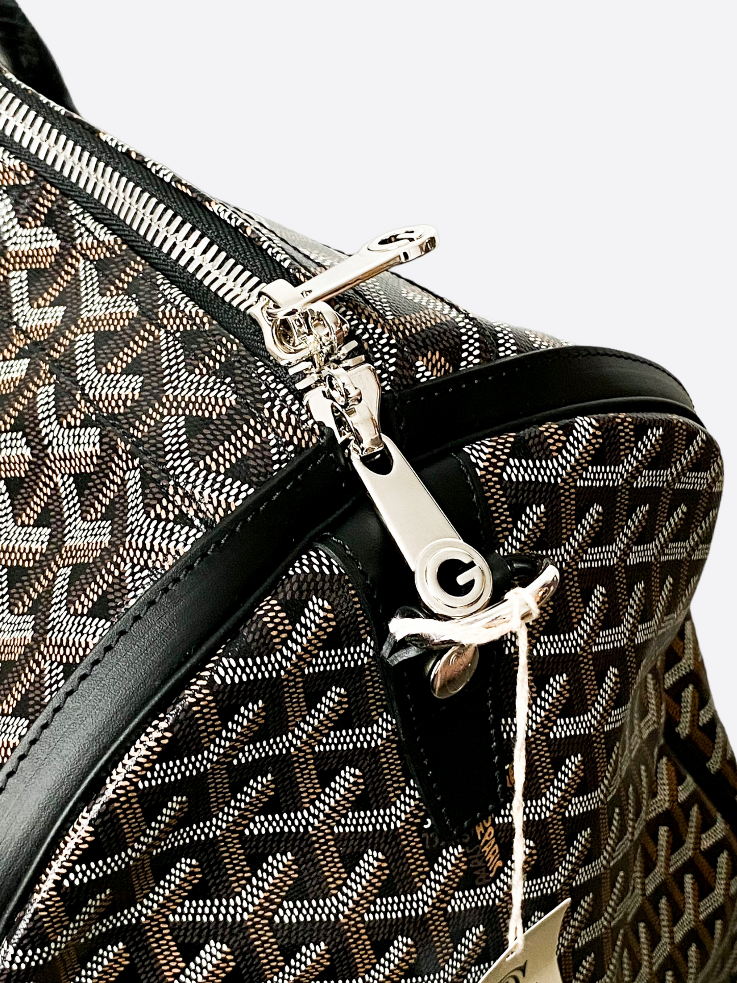 Goyard Black & Brown Boeing 60 Duffle Bag