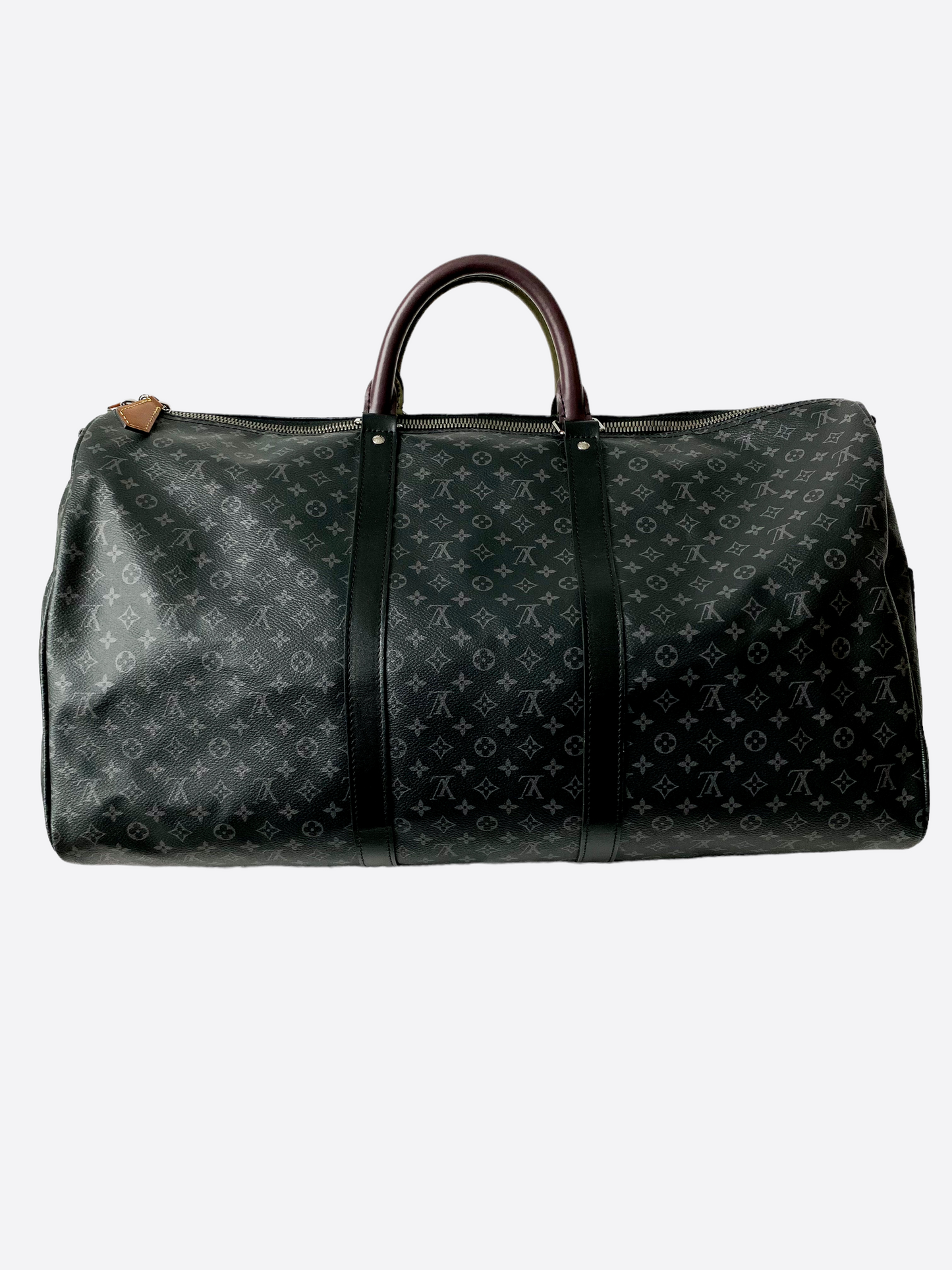 Louis Vuitton, Bags, Louis Vuitton Keepall 5 Bandouliere Monogram Eclipse  Travel Bag Black