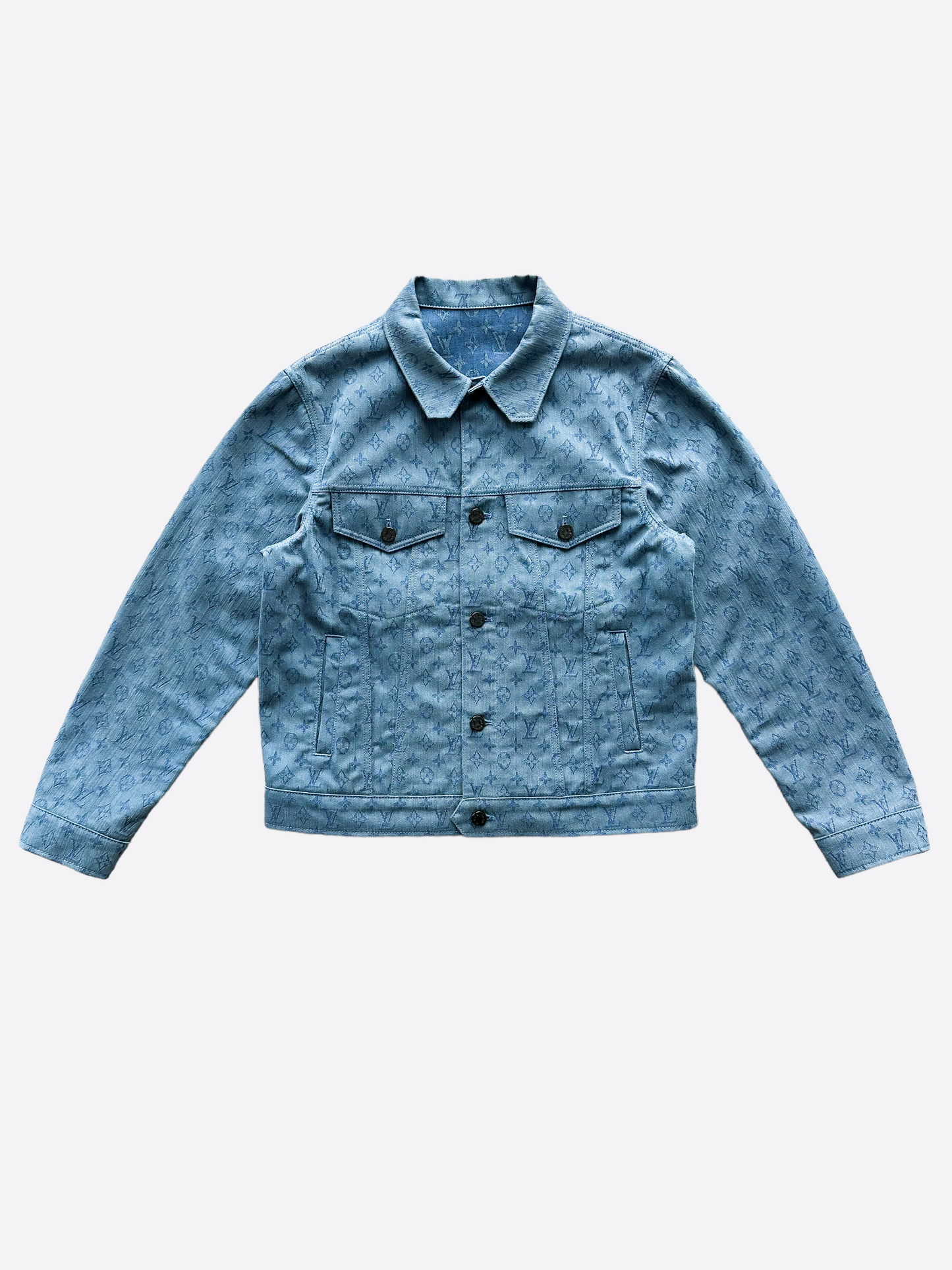 Louis Vuitton Blue Monogram Denim Jacket