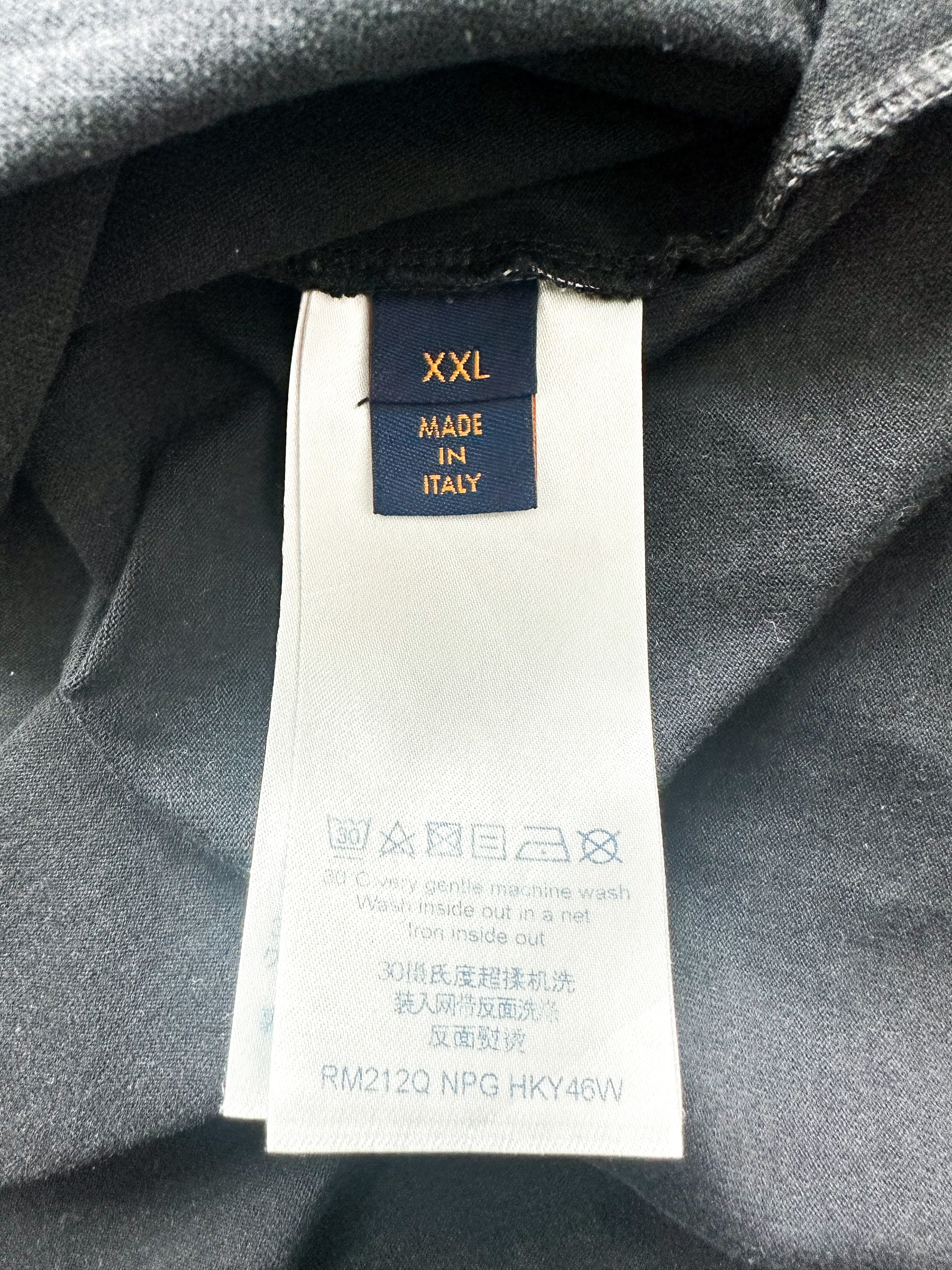 Louis Vuitton LV Monogram Gradient Black White T Shirt – Cheap