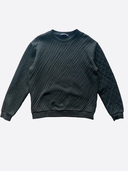 Louis Vuitton Black Arm Monogram Sweater